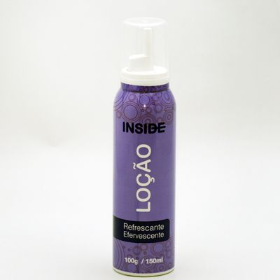 Loção Refrescante e Efervecente da Inside 100g/150ml