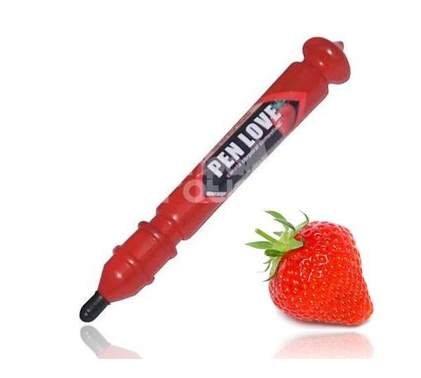 Caneta Comestível Pen love Morango